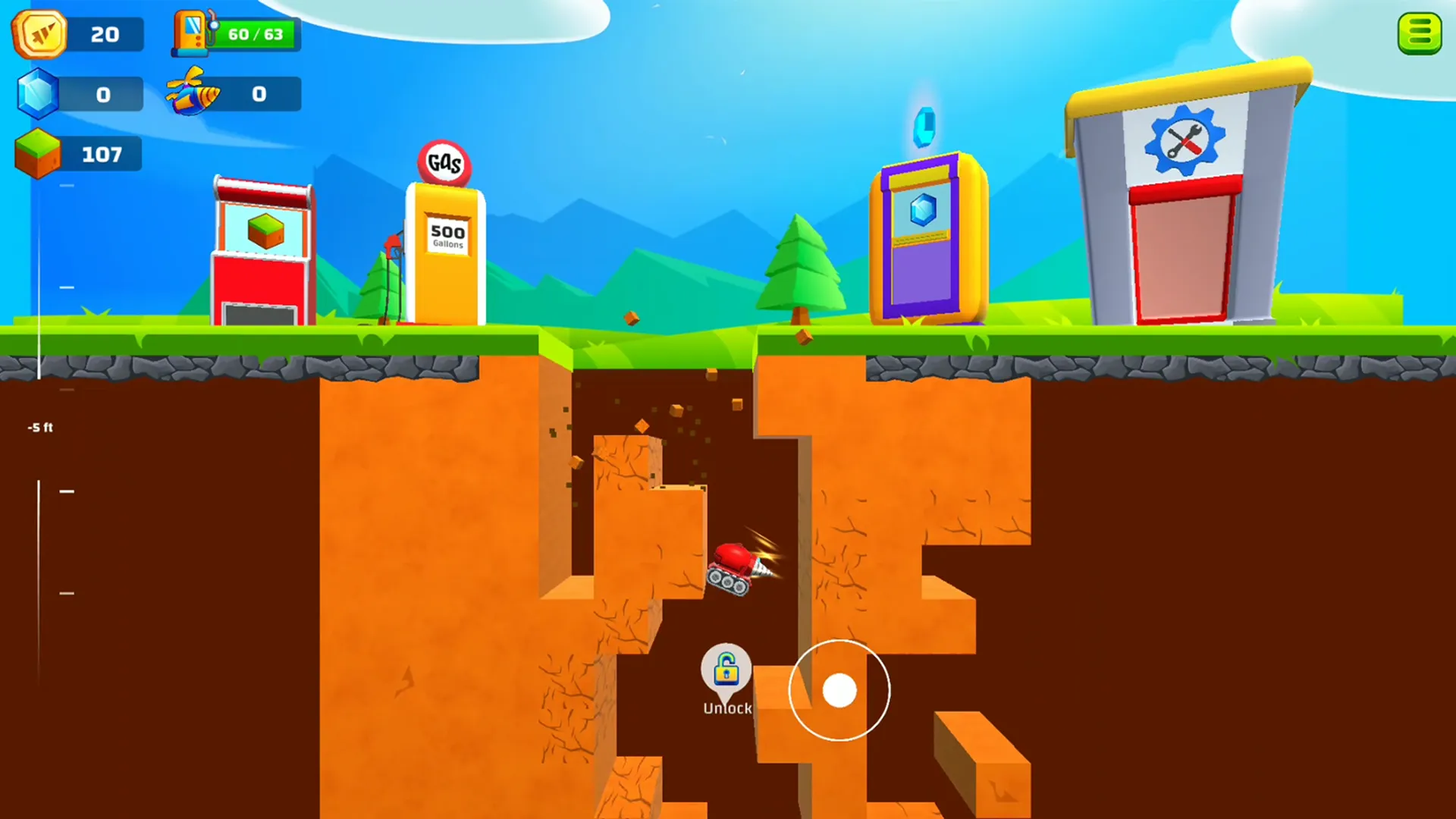 Ground Digger: Lava Hole Drill | Indus Appstore | Screenshot