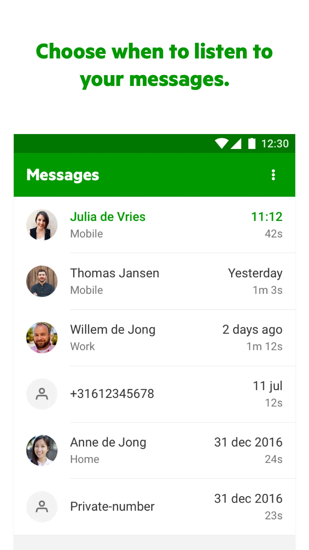 KPN VoiceMail | Indus Appstore | Screenshot