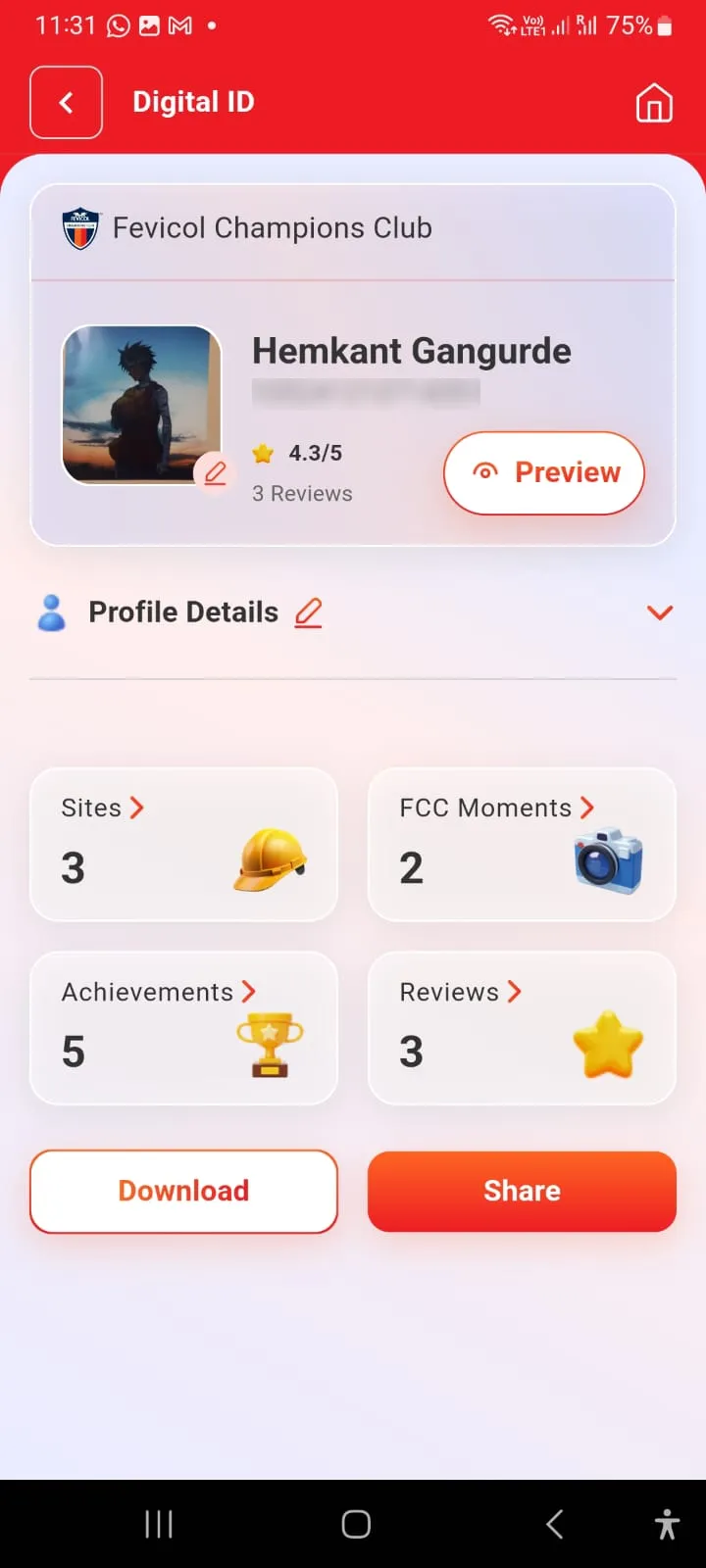 FCC – Fevicol Champions Club | Indus Appstore | Screenshot