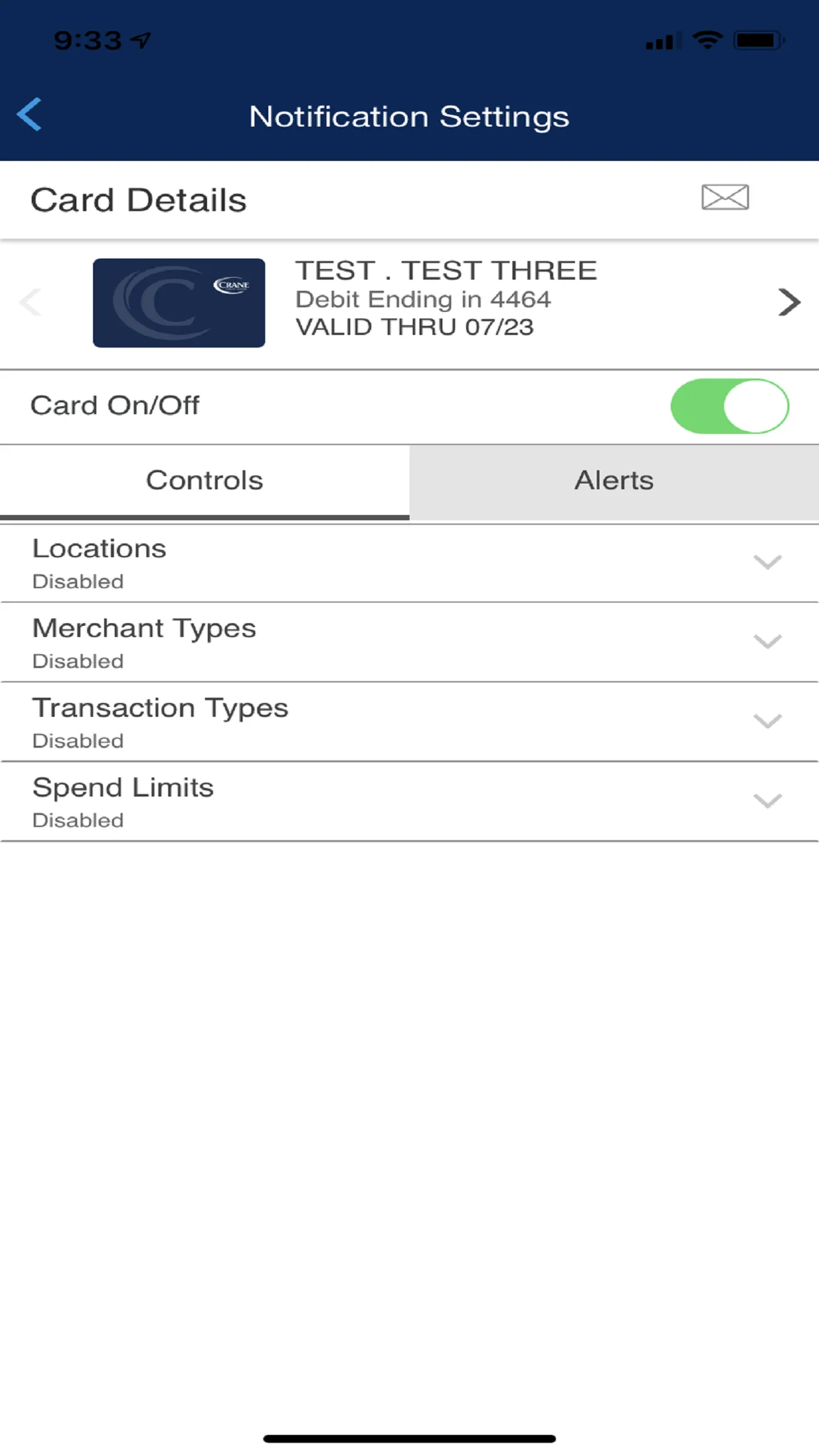 Crane Card Controls | Indus Appstore | Screenshot