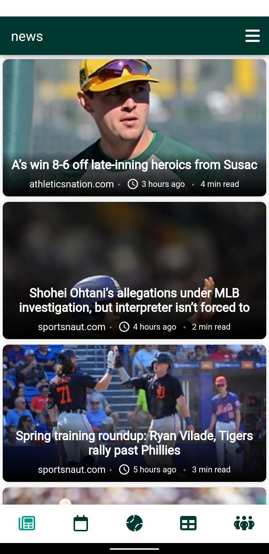 Oakland Baseball | Indus Appstore | Screenshot