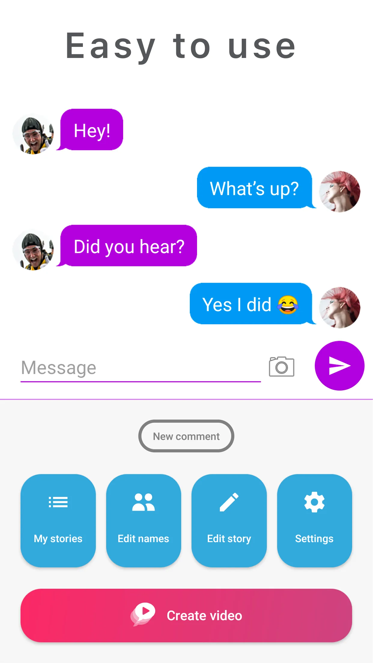 TextingStory Chat Story Maker | Indus Appstore | Screenshot