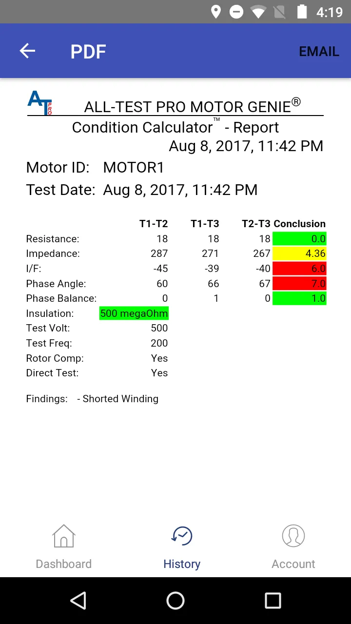 MOTOR GENIE® - Condition Calcu | Indus Appstore | Screenshot