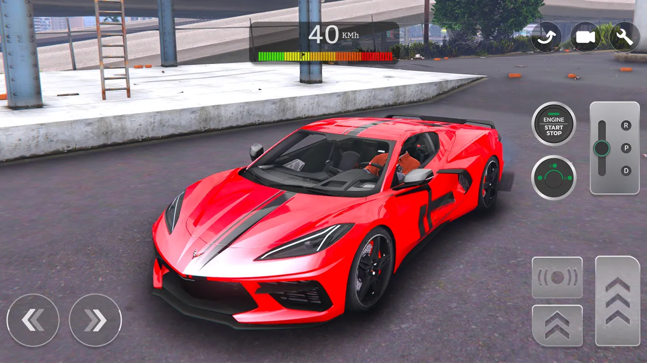 Corvette C8 Supercar: Town | Indus Appstore | Screenshot