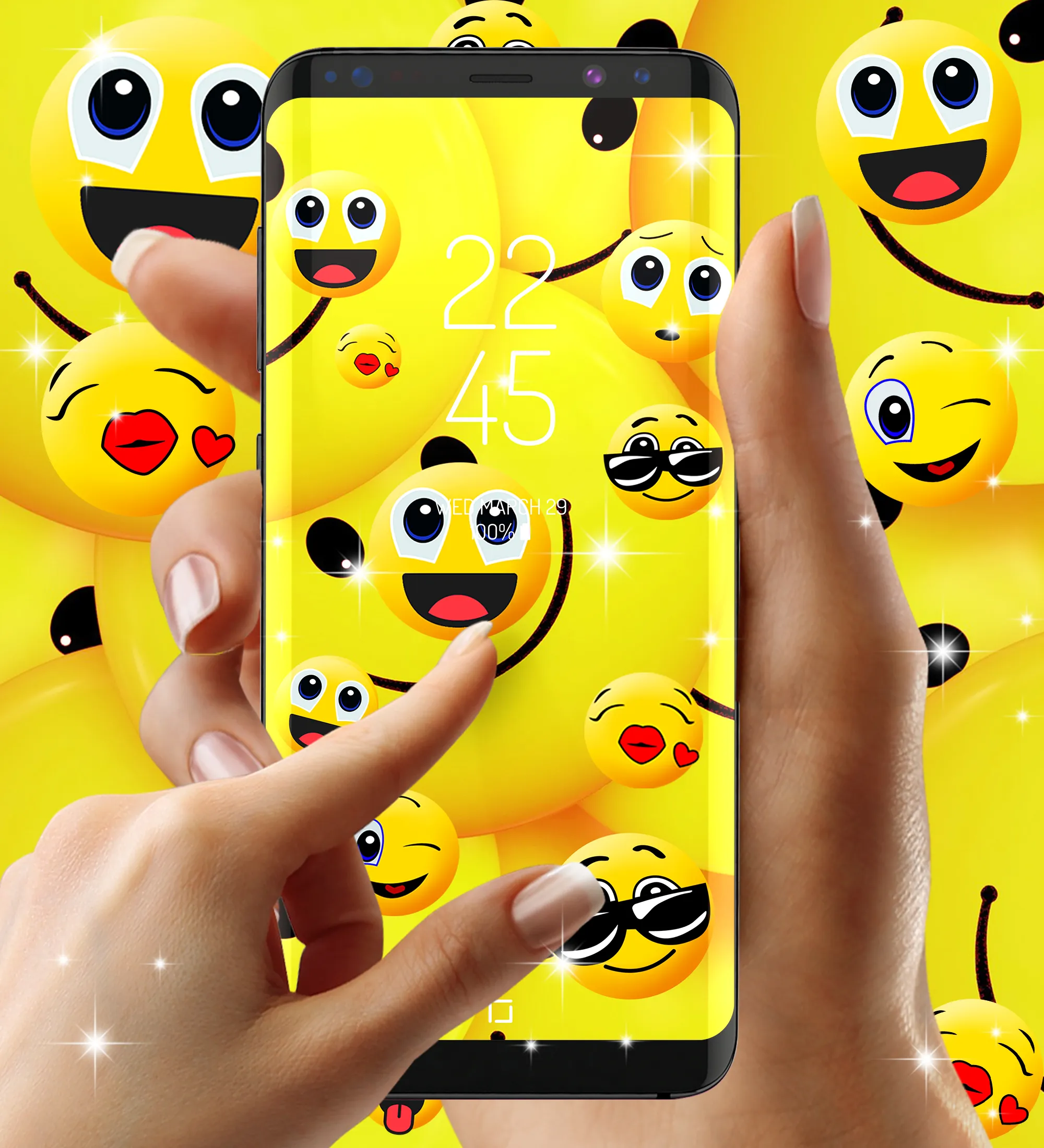 Emoji live wallpaper | Indus Appstore | Screenshot