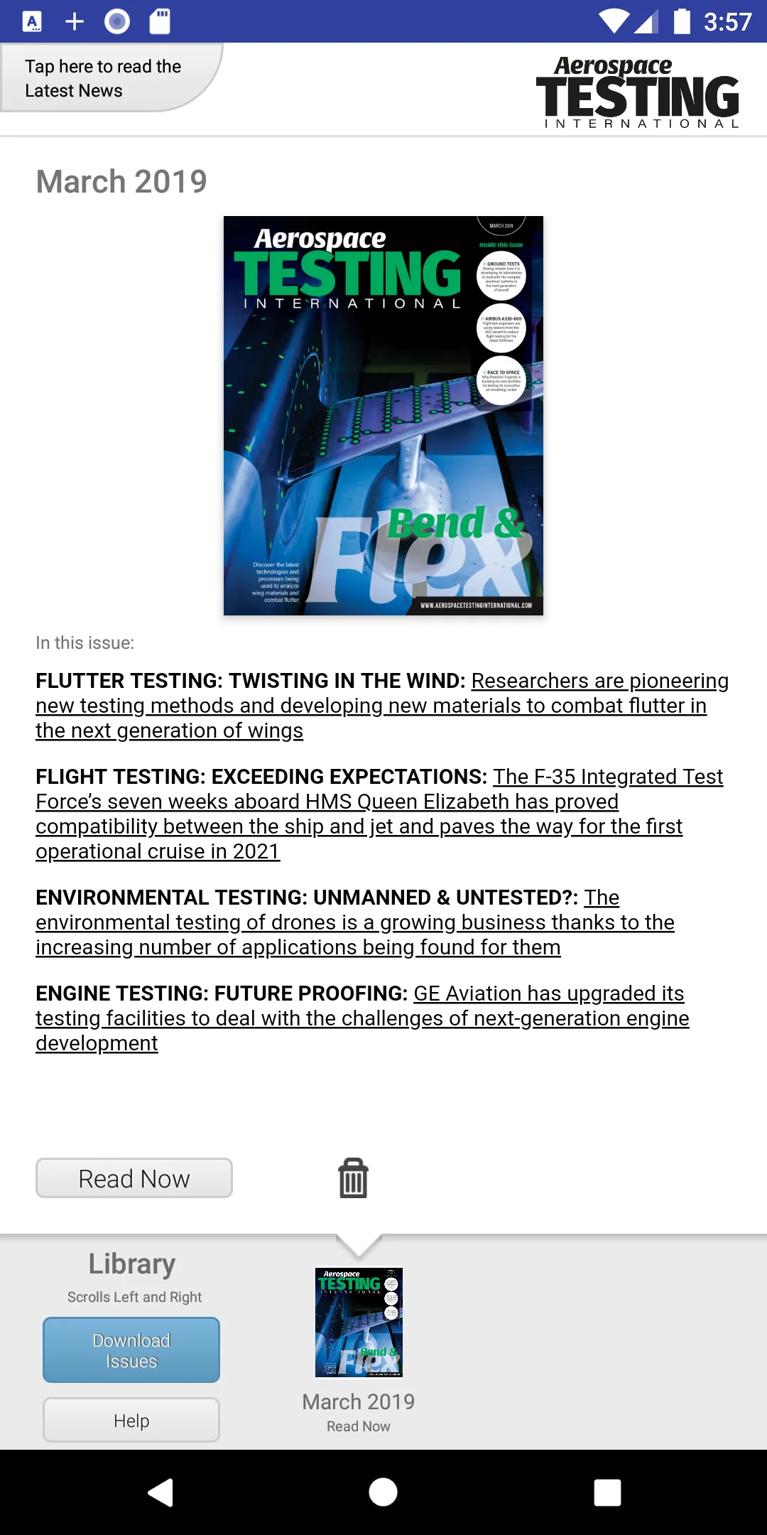 Aerospace Testing Internationa | Indus Appstore | Screenshot