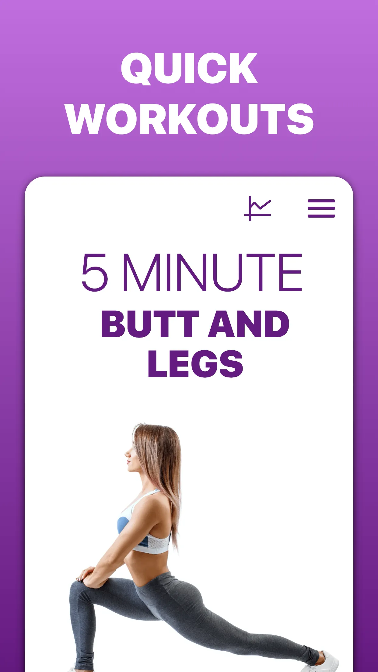 5 Minute Butt and Legs Workout | Indus Appstore | Screenshot