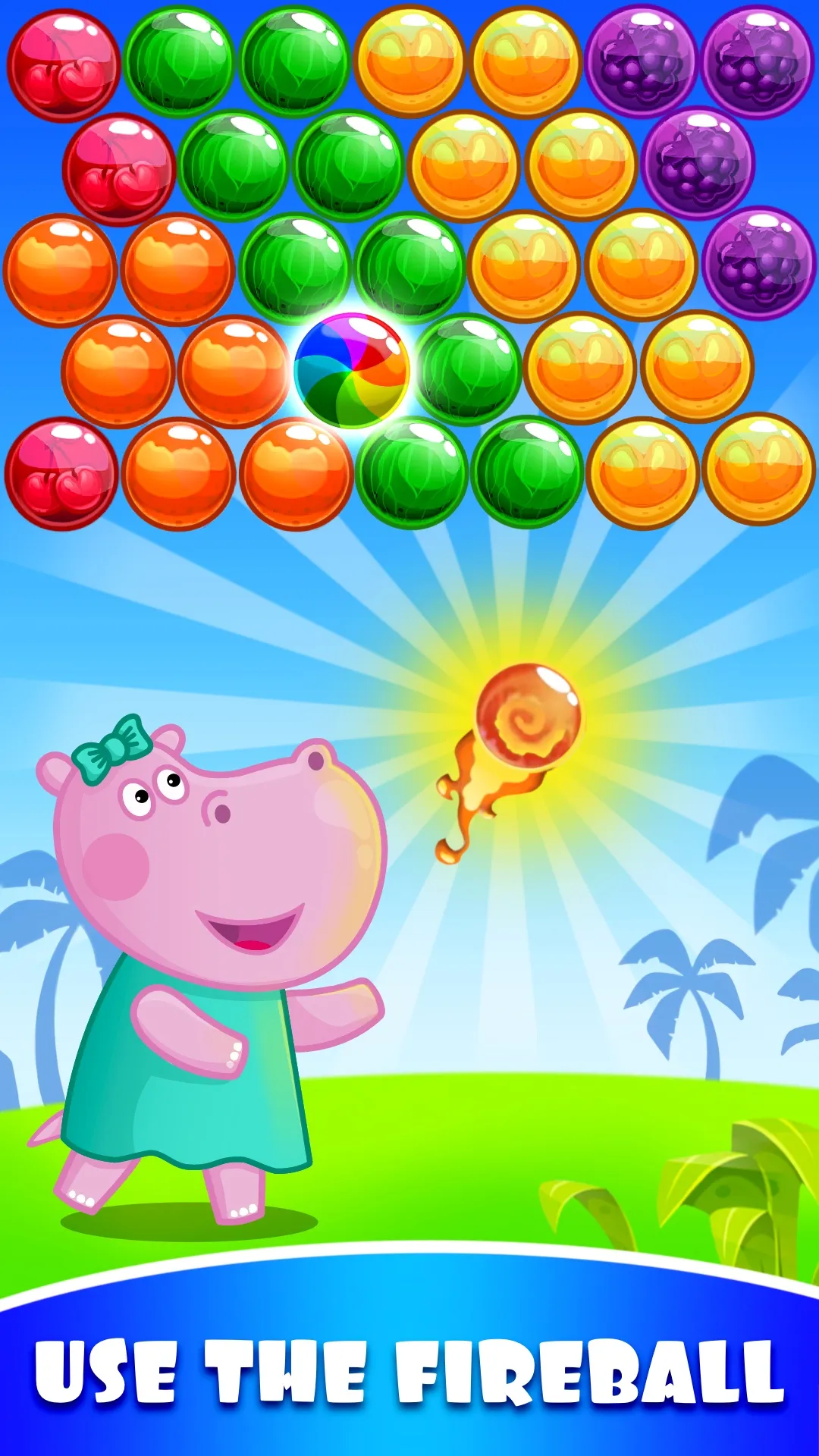 Hippo Bubble Pop Game | Indus Appstore | Screenshot