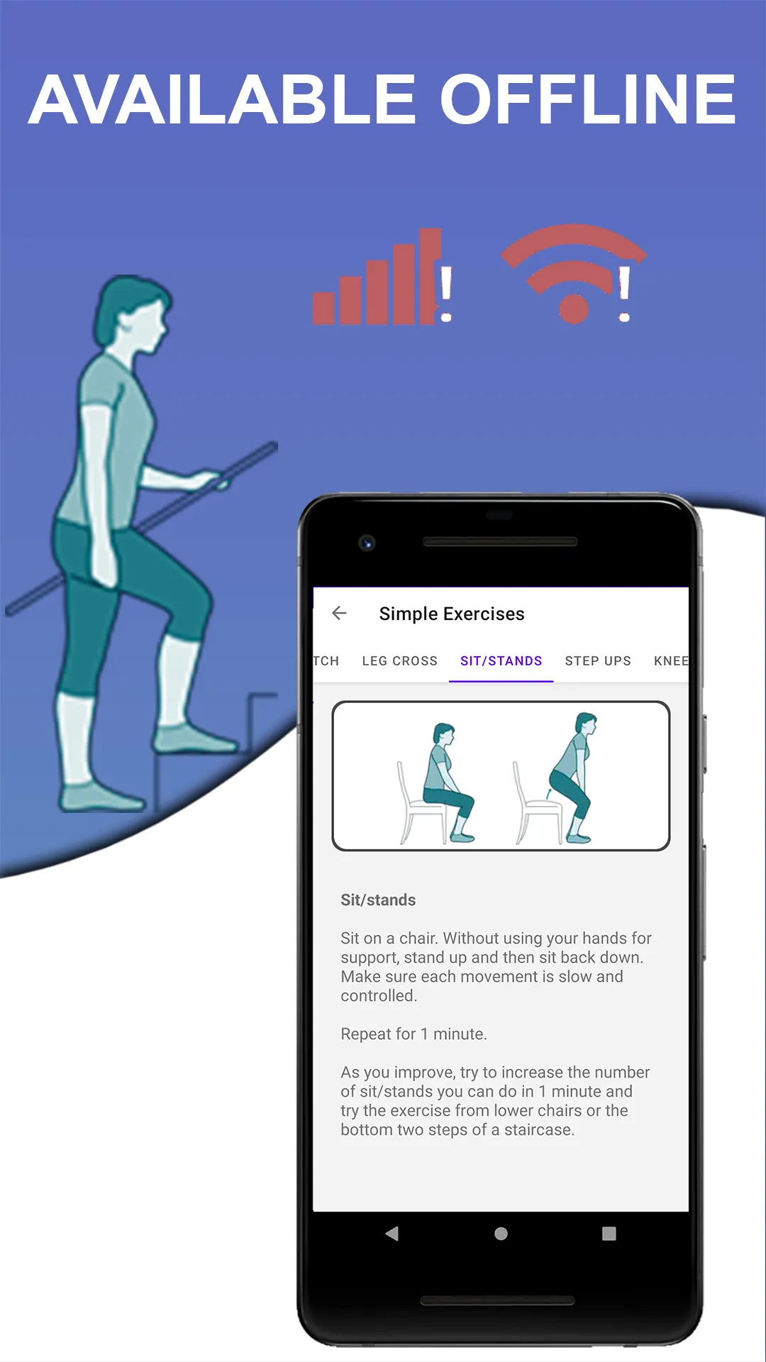 Knee Pain Relieving Exercises | Indus Appstore | Screenshot