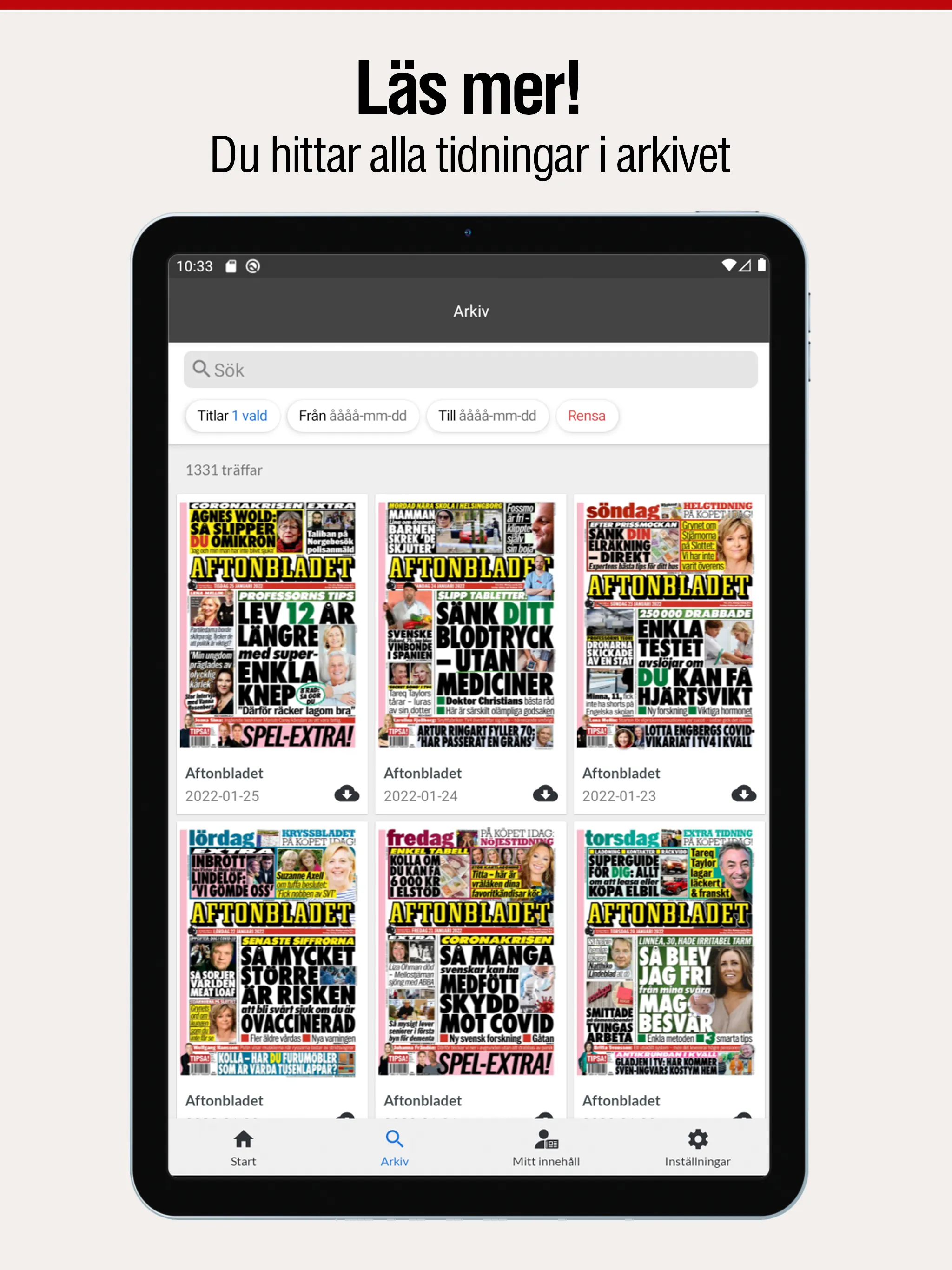 Aftonbladet tidning | Indus Appstore | Screenshot