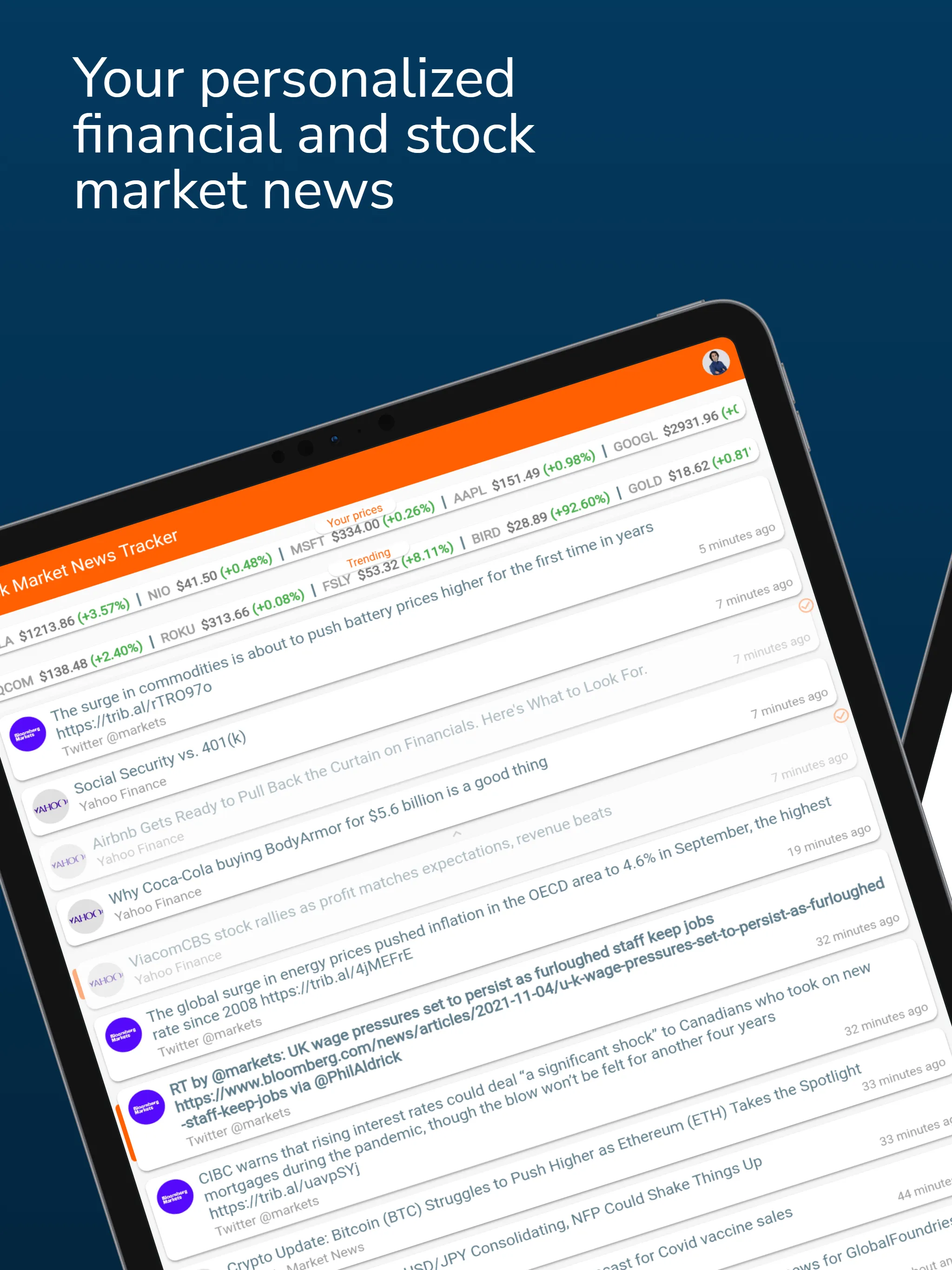 Stock market news tracker | Indus Appstore | Screenshot