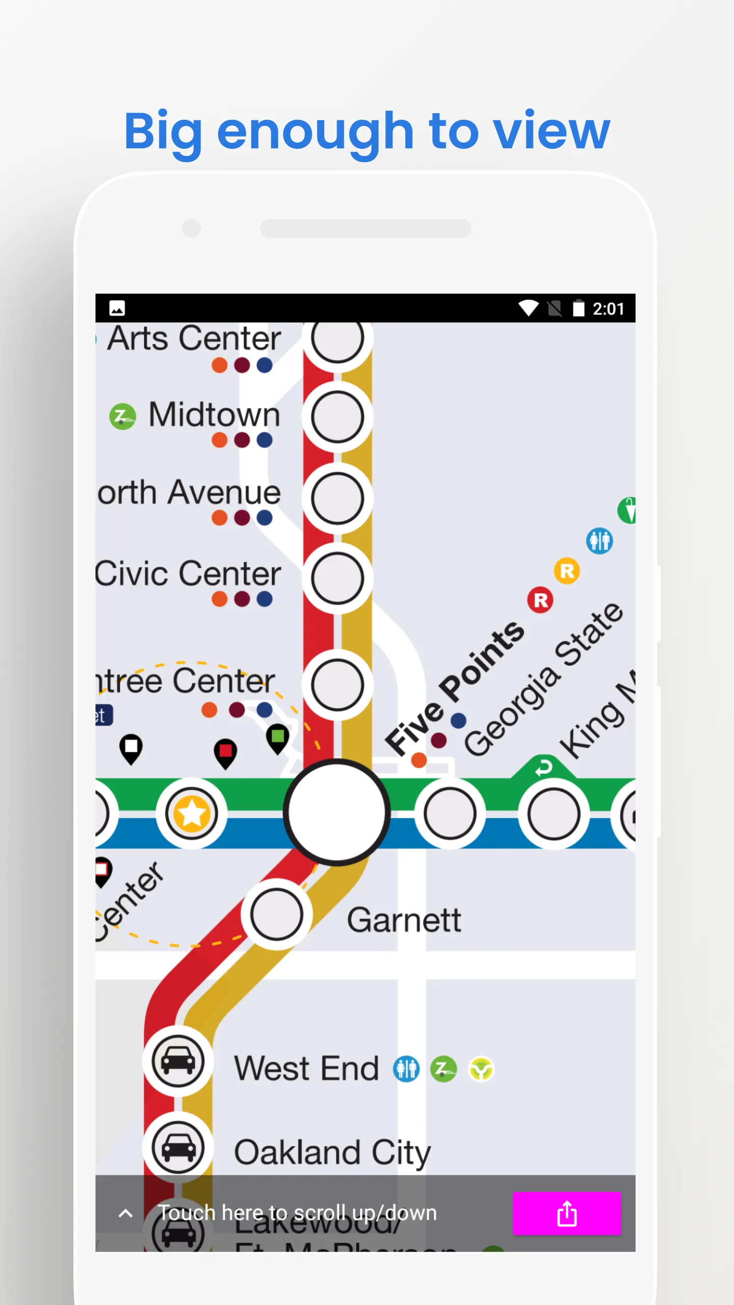 Atlanta Rail Streetcar Guide | Indus Appstore | Screenshot