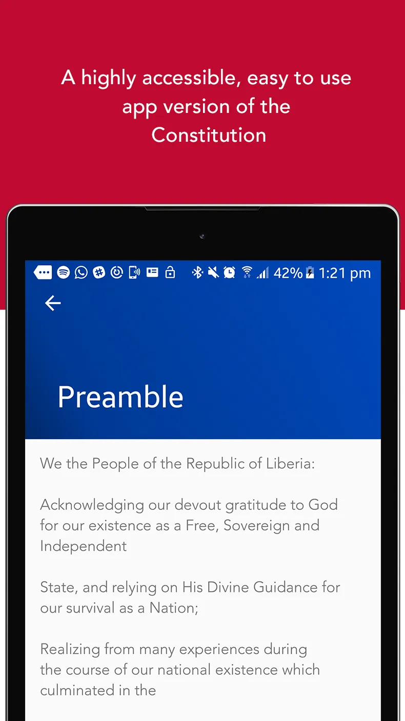 1986 Constitution of Liberia | Indus Appstore | Screenshot