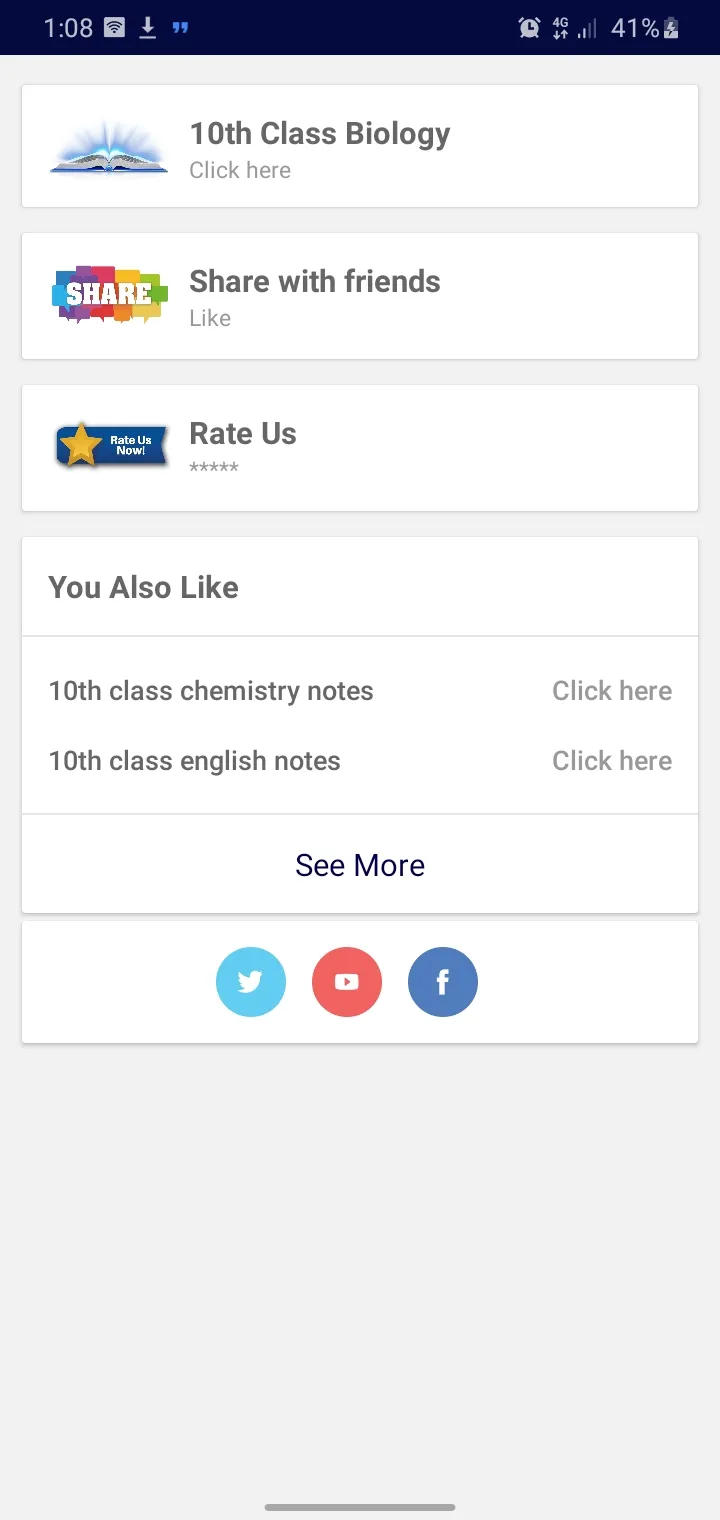 10th class biology notes | Indus Appstore | Screenshot