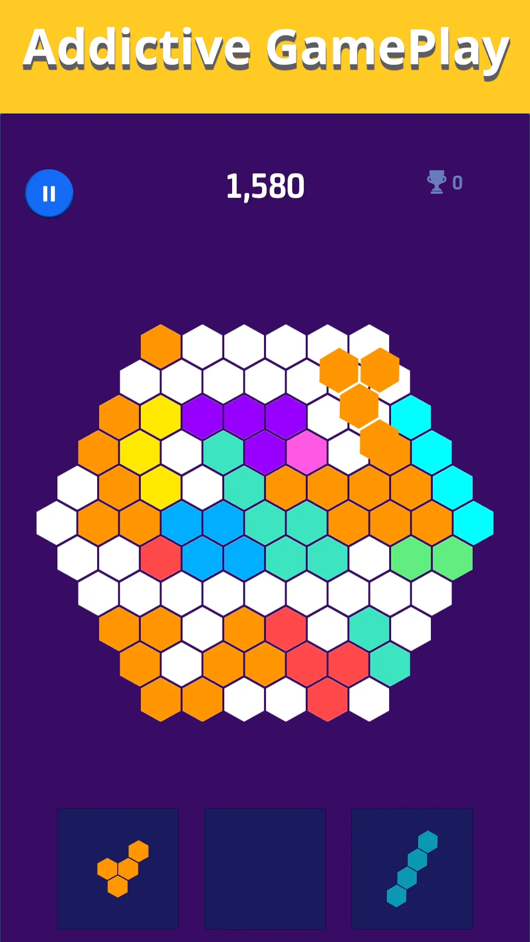 Merge Hexa World: Block Puzzle | Indus Appstore | Screenshot