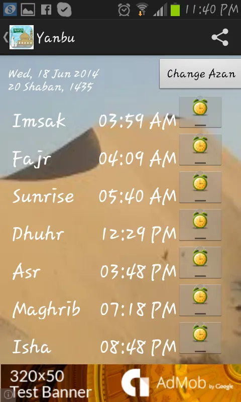 Saudi Arabia Prayer Timings | Indus Appstore | Screenshot