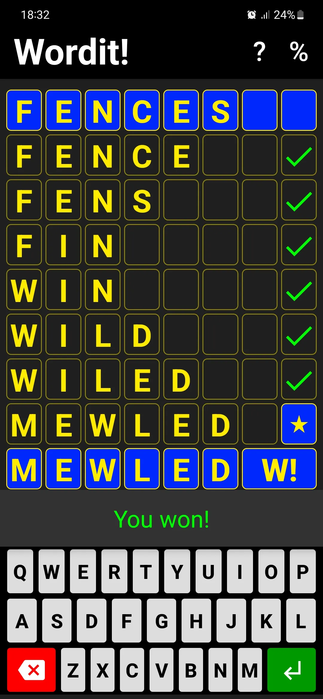 Wordit! - unique word game | Indus Appstore | Screenshot