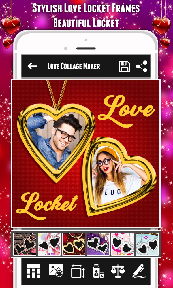 Love Photo Frames-Photo Editor | Indus Appstore | Screenshot