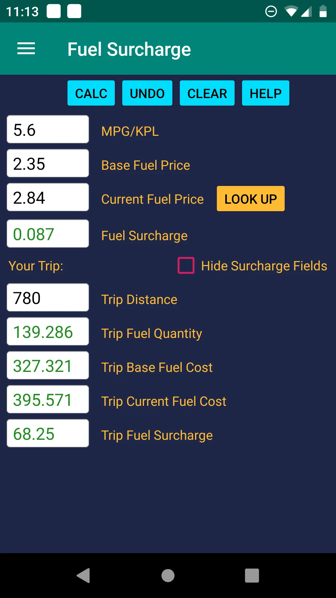 Trucking:Load Rate, Cost, Fuel | Indus Appstore | Screenshot