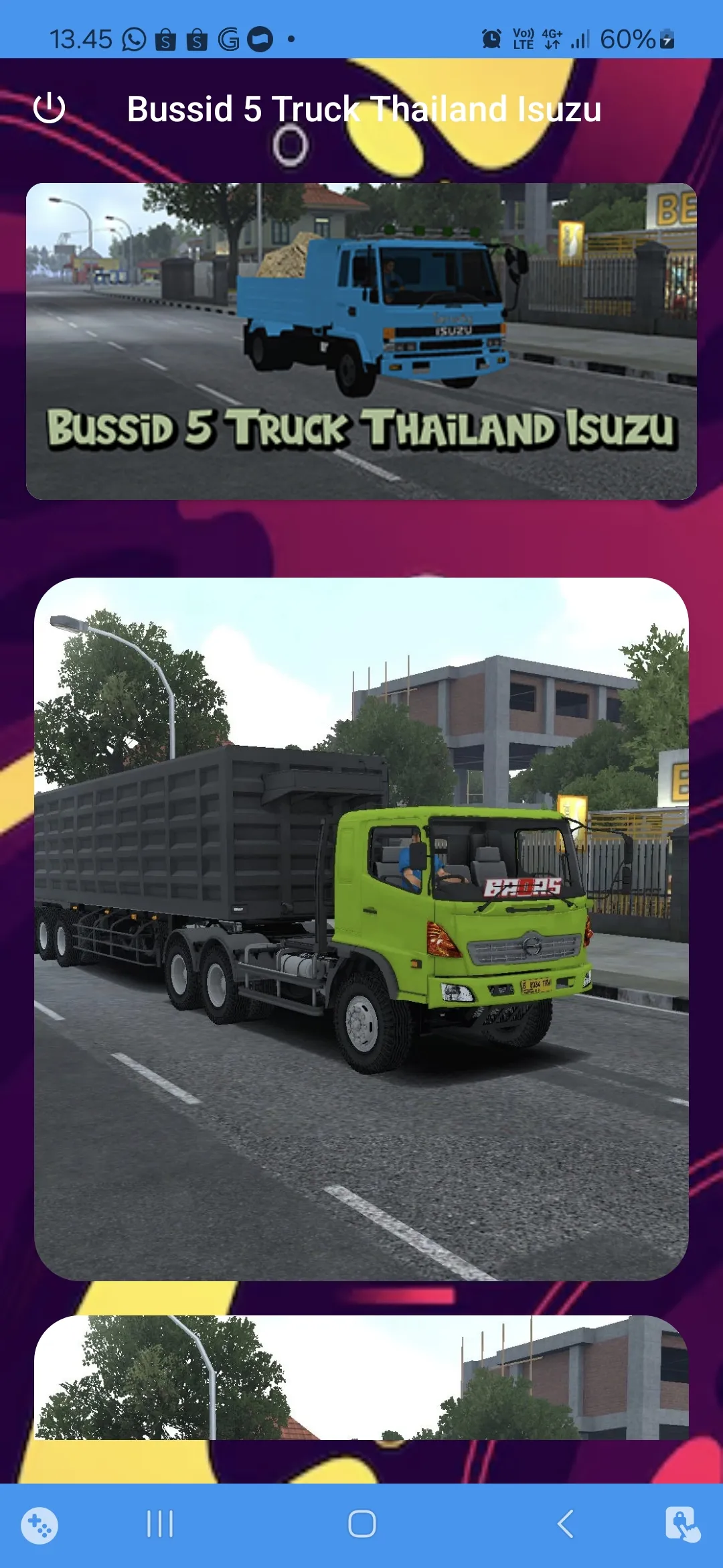 Bussid 5 Truck Thailand Isuzu | Indus Appstore | Screenshot