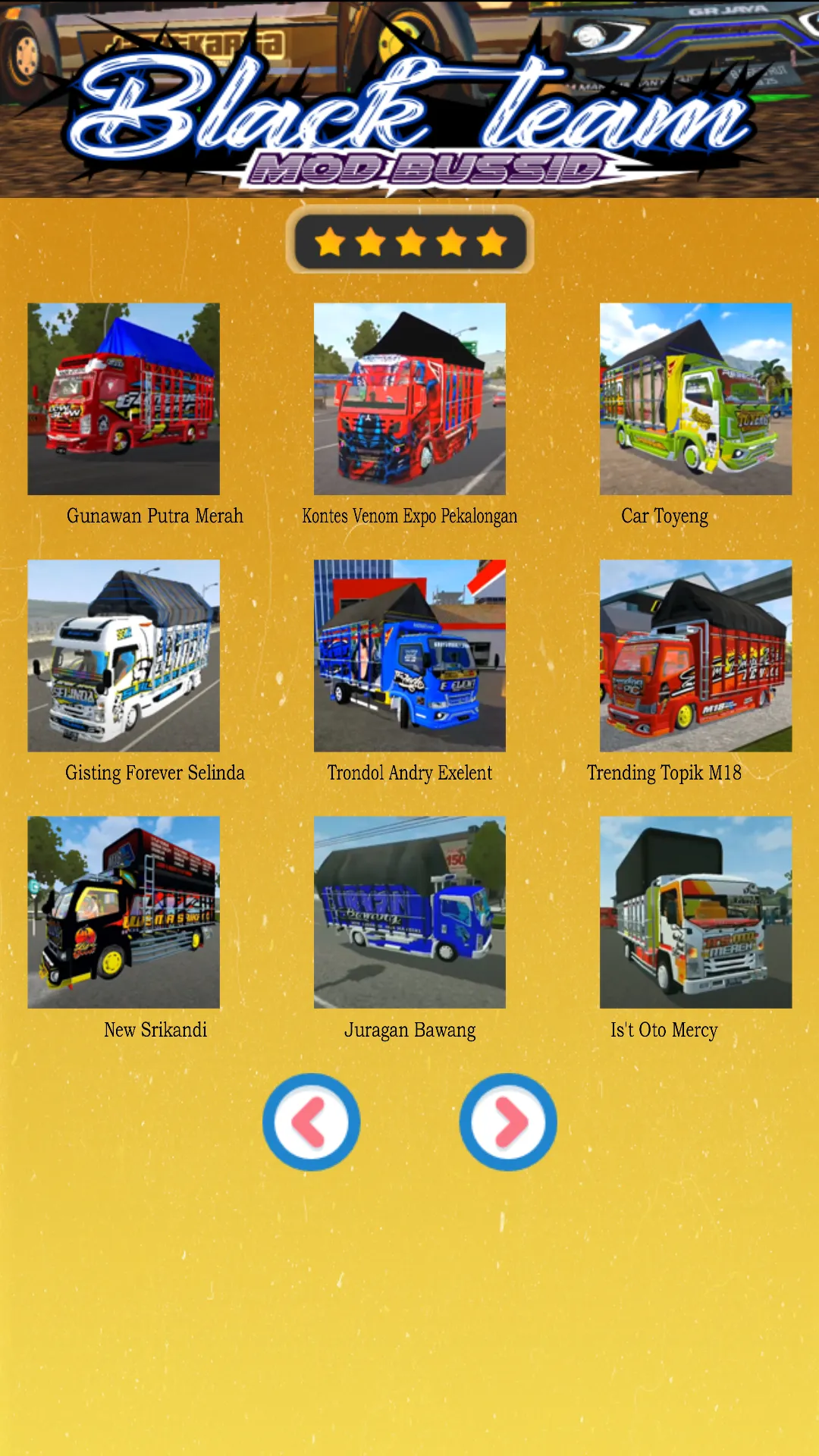 Mod Bussid Black Team | Indus Appstore | Screenshot