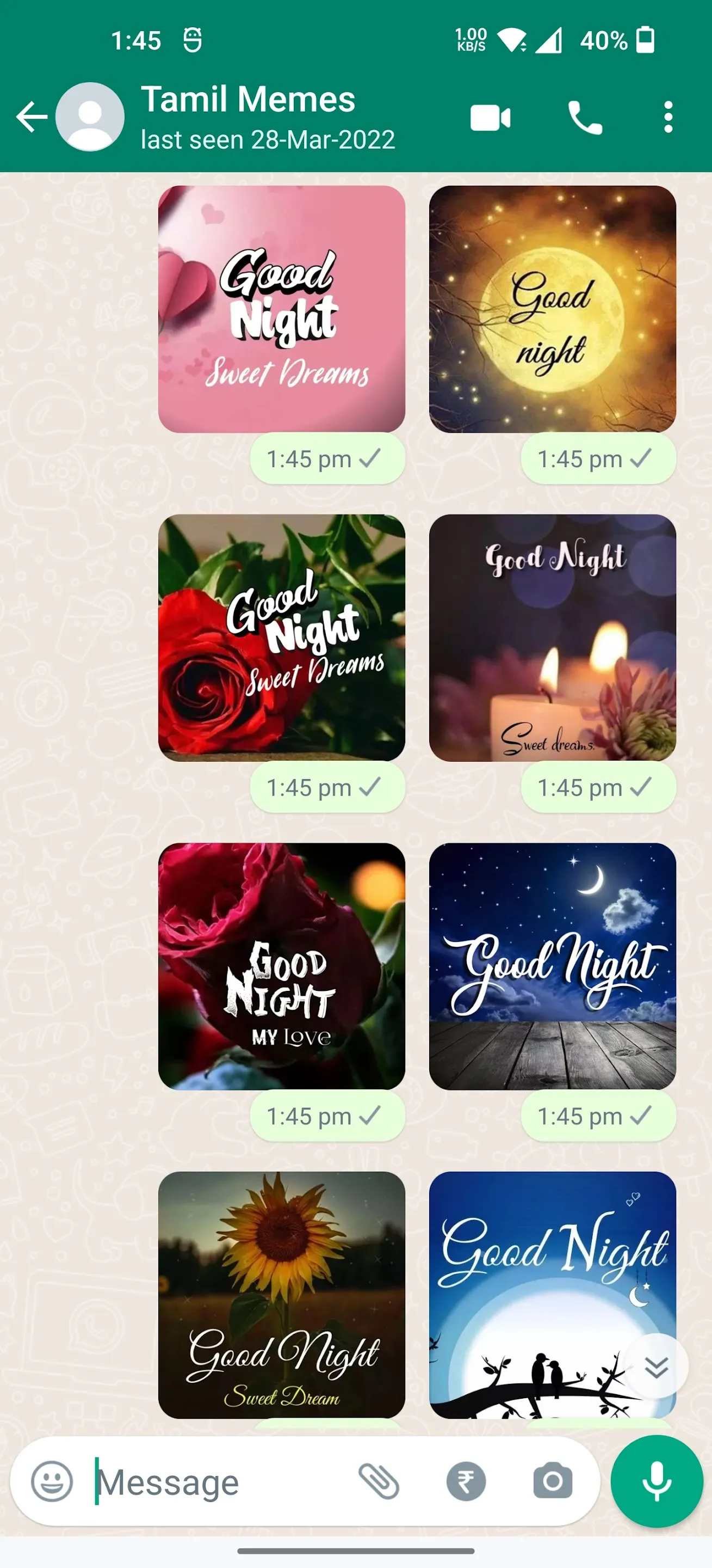 Good Night Stickers | Indus Appstore | Screenshot