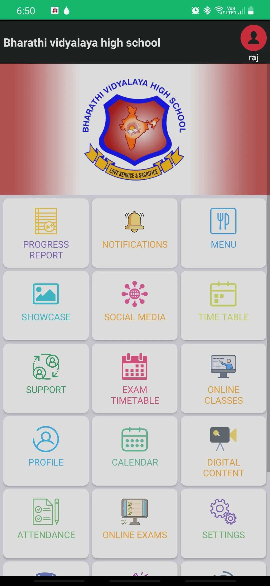 Bharathi Vidyalaya High School | Indus Appstore | Screenshot