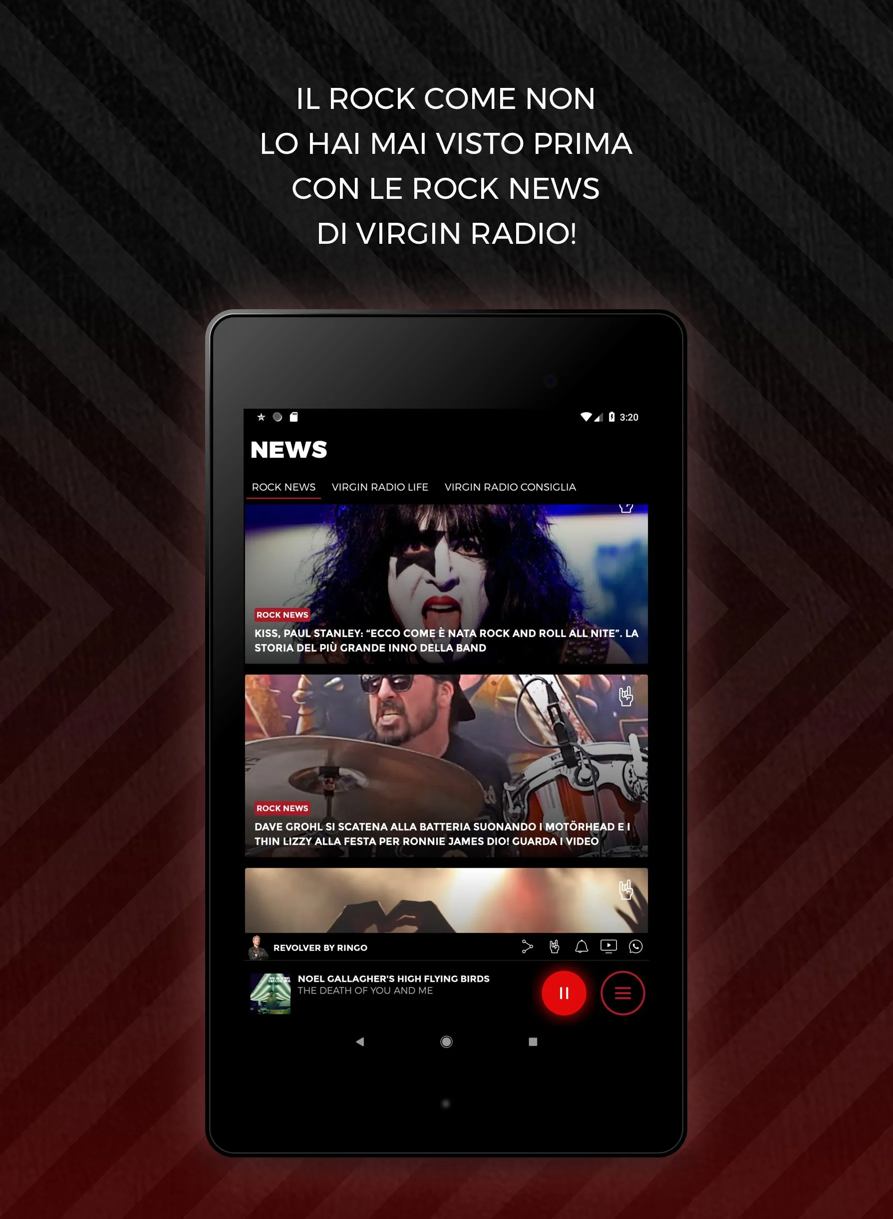 Virgin Radio Italy | Indus Appstore | Screenshot