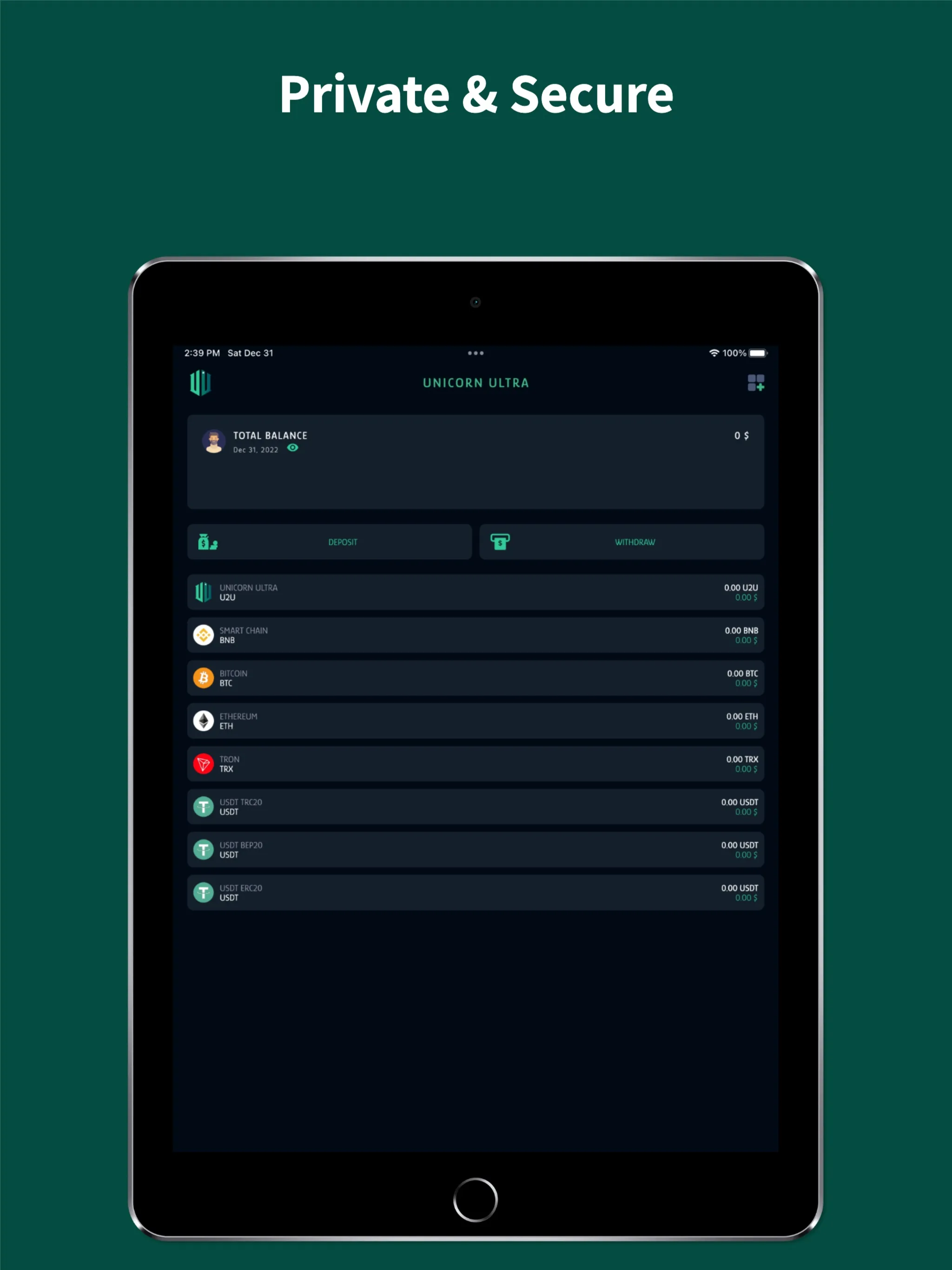 U2U Wallet | Indus Appstore | Screenshot