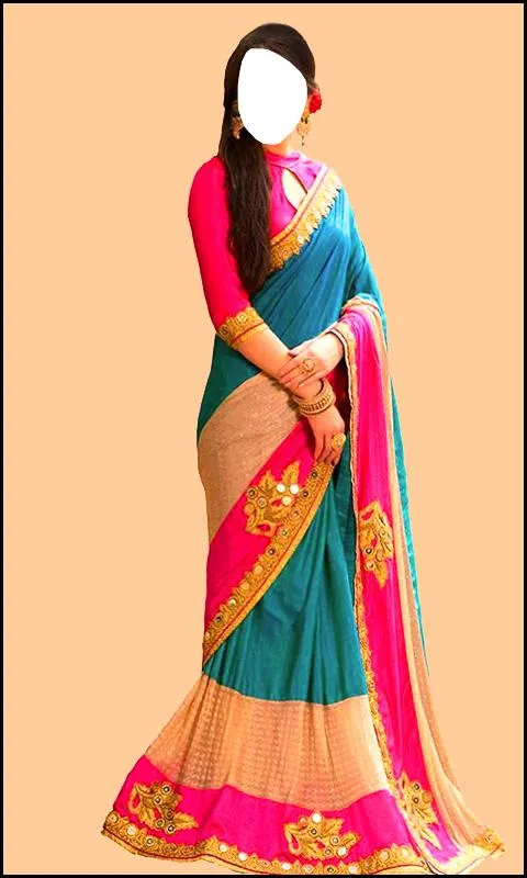 Women Saree Photo Suits | Indus Appstore | Screenshot