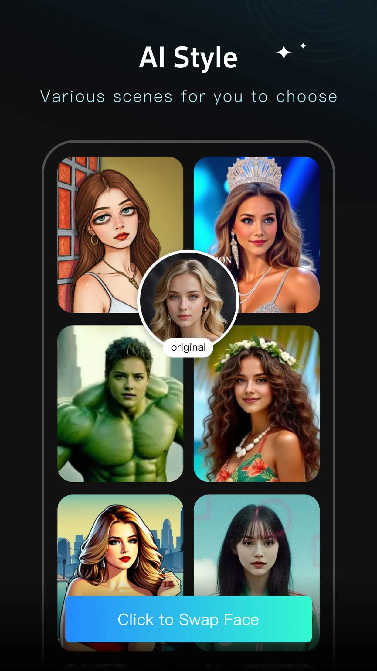 FacePlay -AI Filter&Face Swap | Indus Appstore | Screenshot