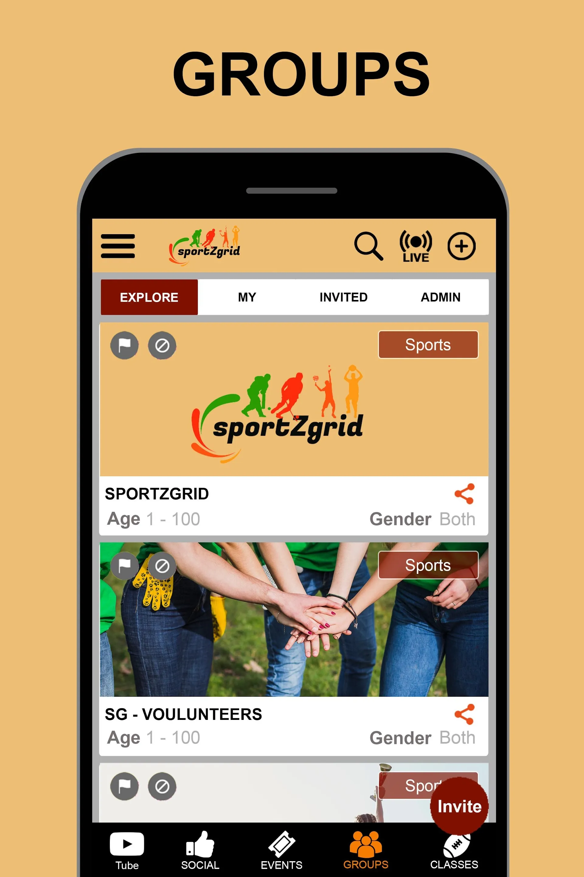 SportZGrid - Sports and Fitnes | Indus Appstore | Screenshot