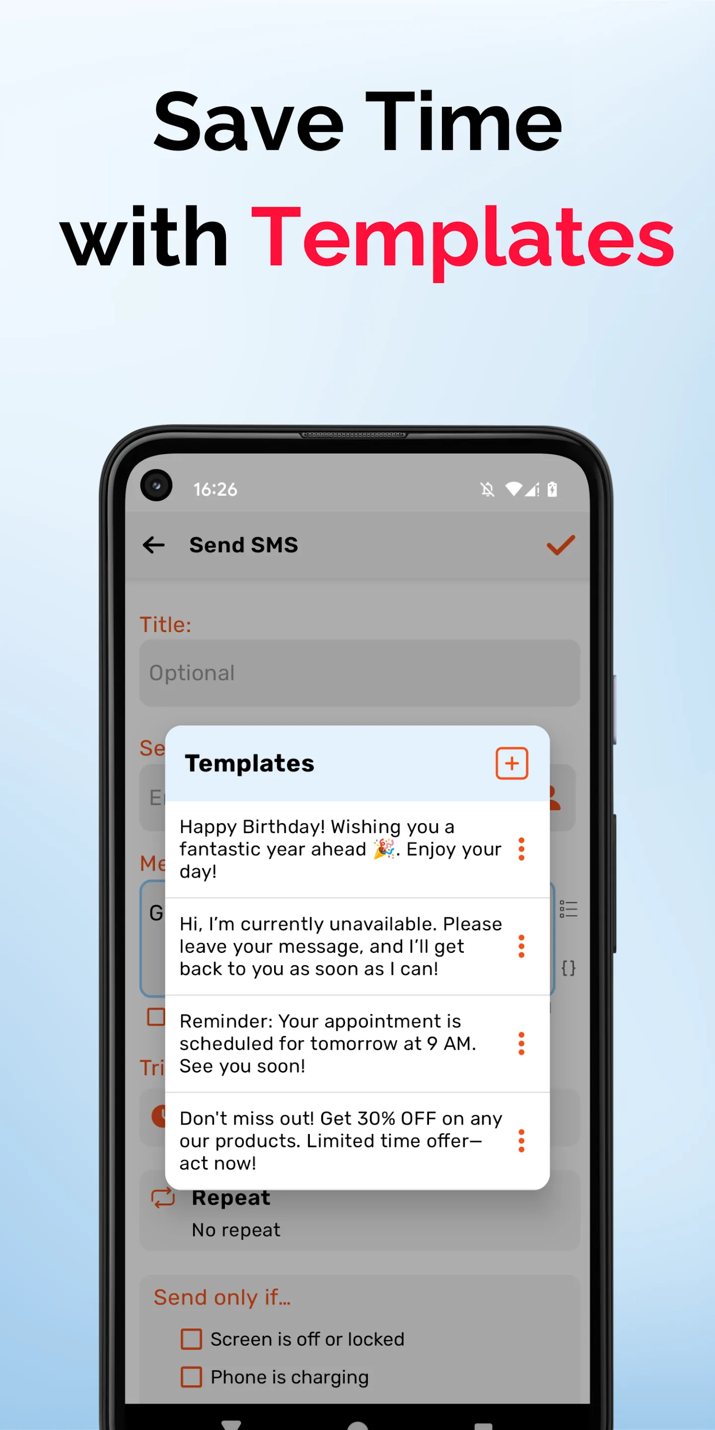 Auto Text: Message Scheduler | Indus Appstore | Screenshot