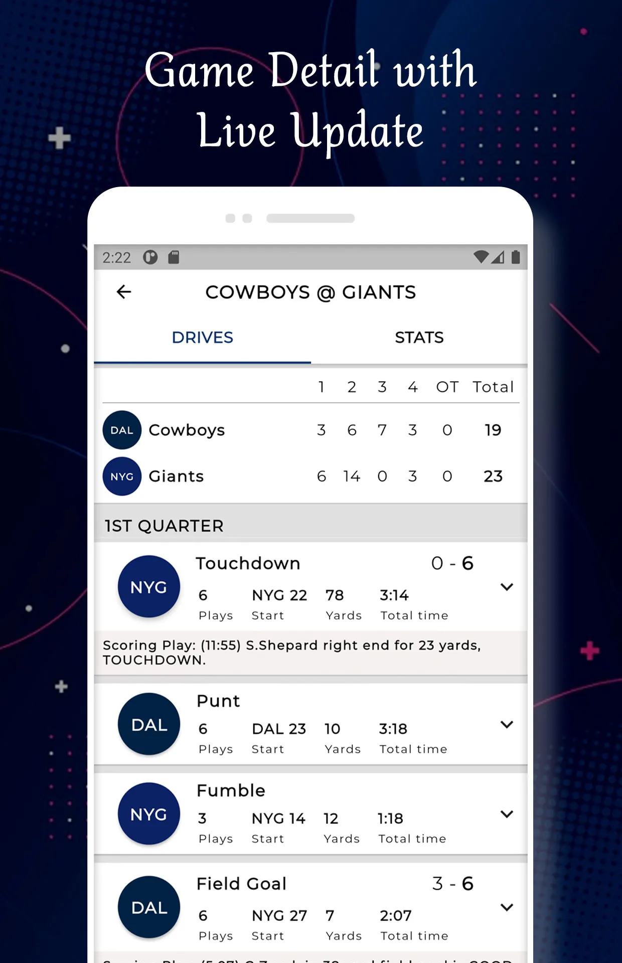 NewYork - Football Live Score | Indus Appstore | Screenshot