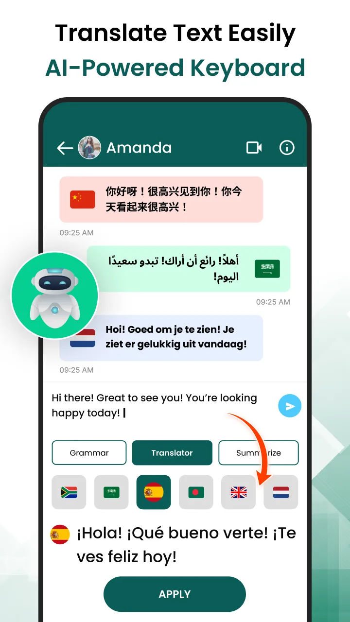 AI Chat Keyboard: Smart Keypad | Indus Appstore | Screenshot