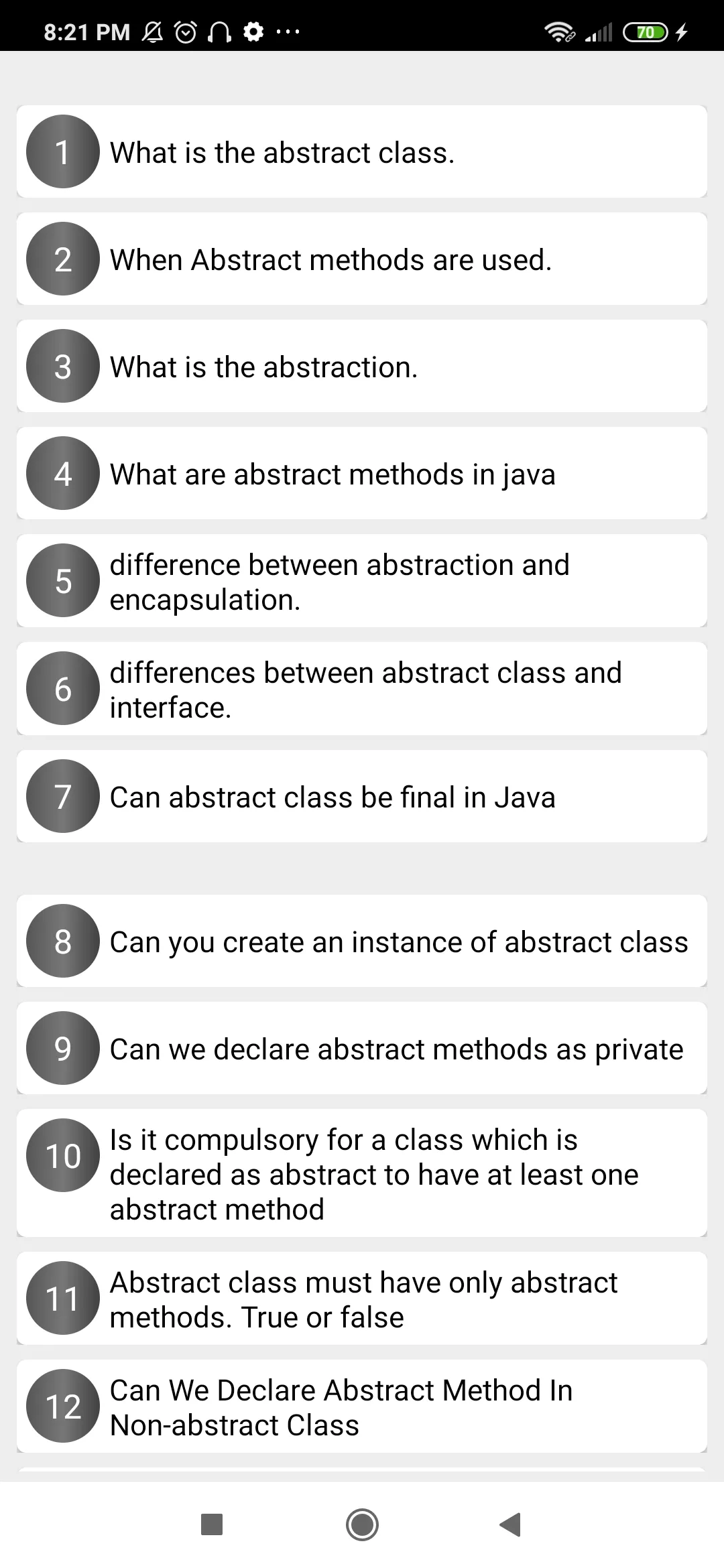 Java Interview Q and A | Indus Appstore | Screenshot