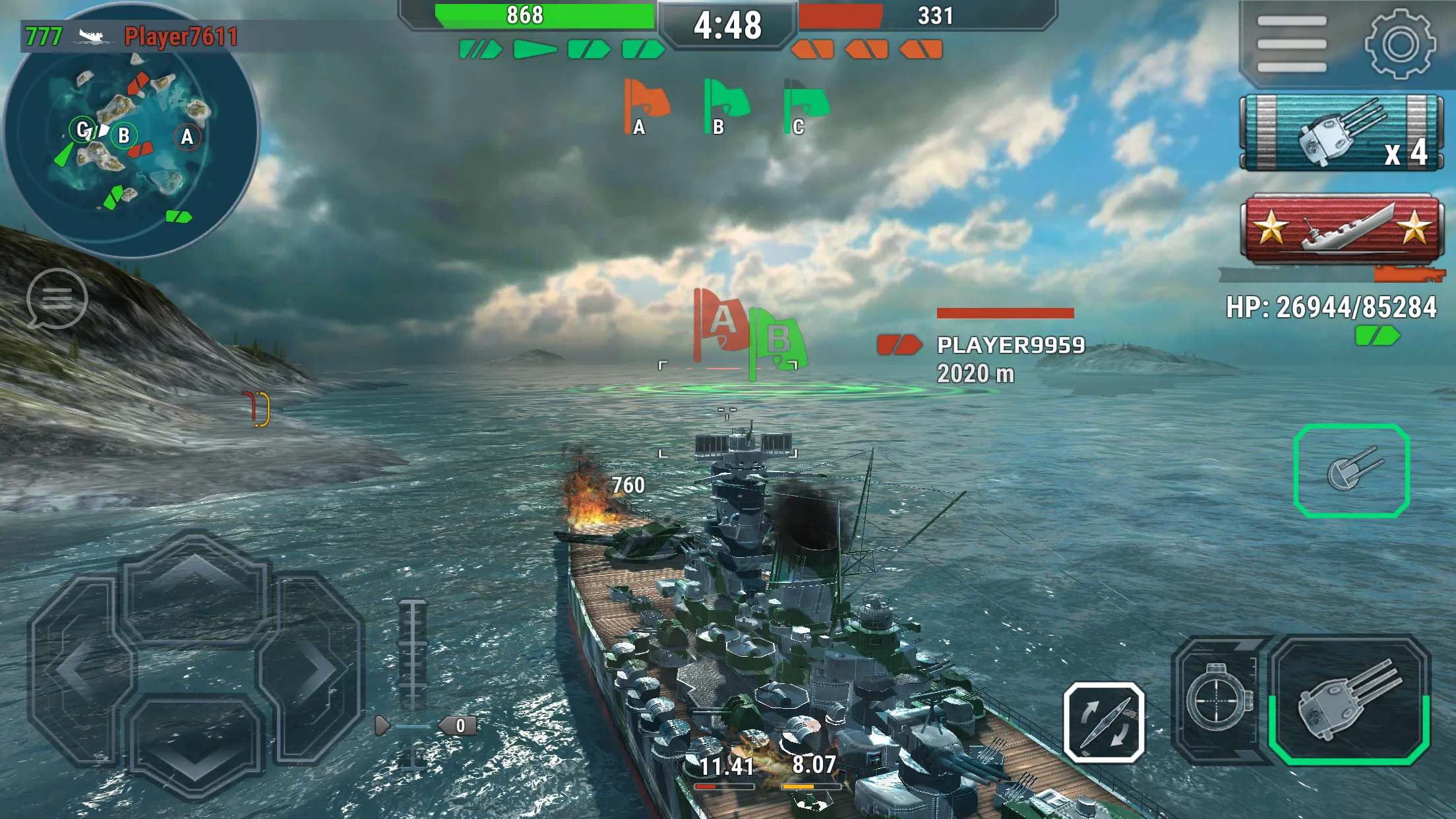 Warships Universe Naval Battle | Indus Appstore | Screenshot