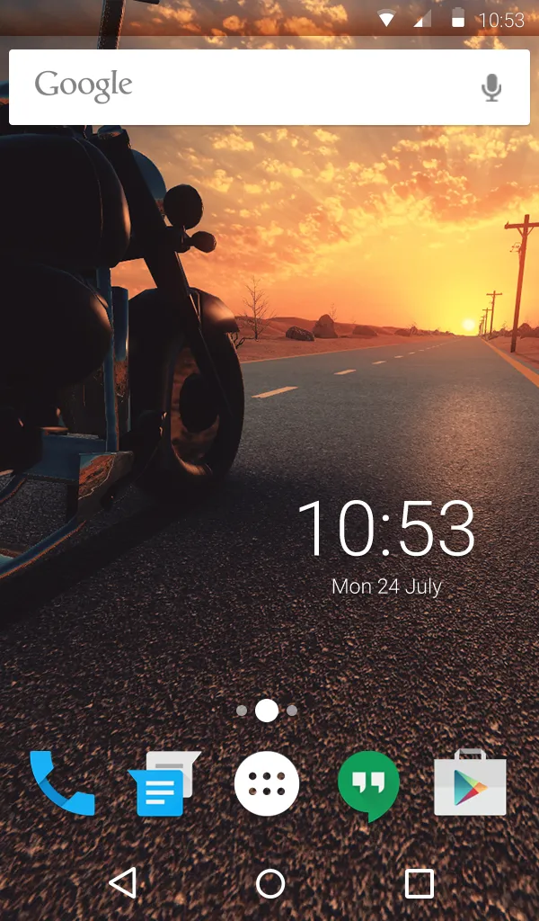 Sunset Ride Animated Keyboard | Indus Appstore | Screenshot