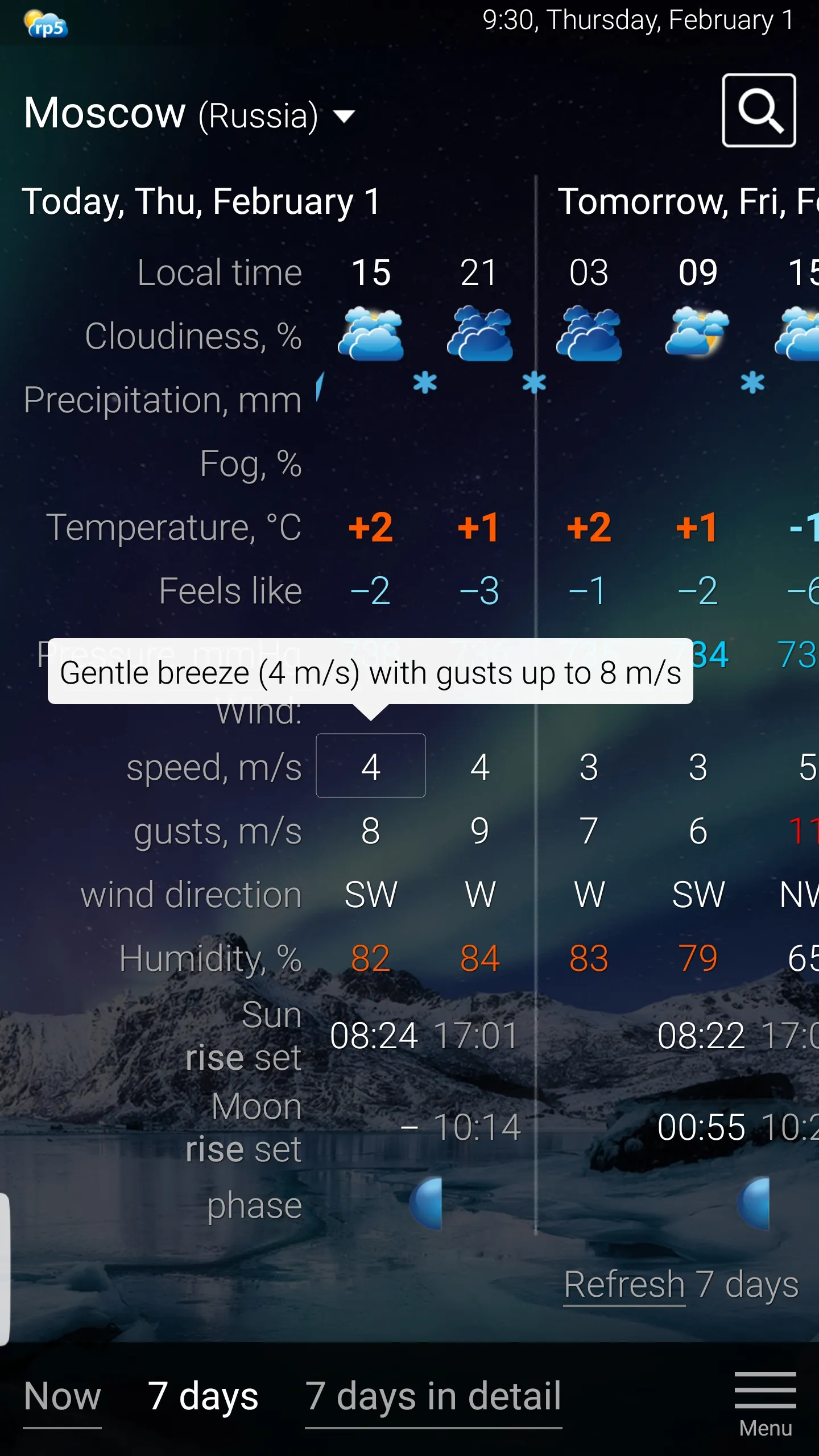 Weather rp5 (2023) | Indus Appstore | Screenshot