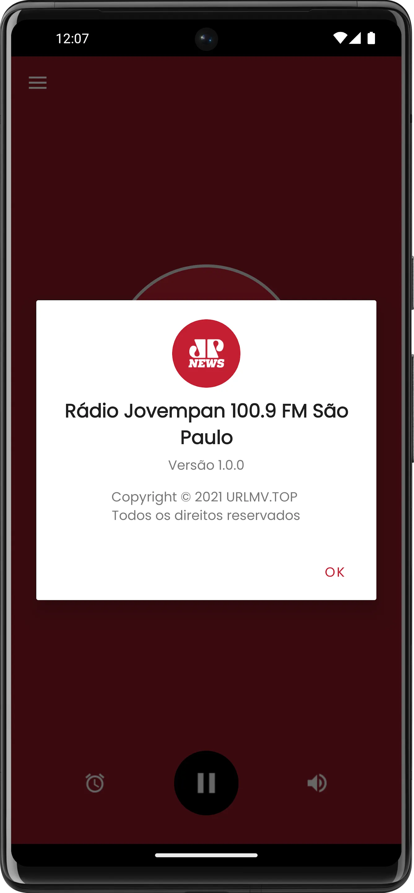 Rádio Jovem Pan FM 100.9 SP | Indus Appstore | Screenshot