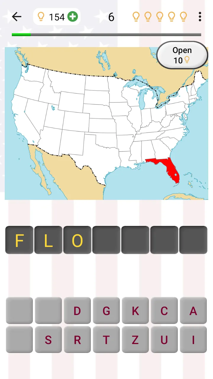 50 US States - American Quiz | Indus Appstore | Screenshot