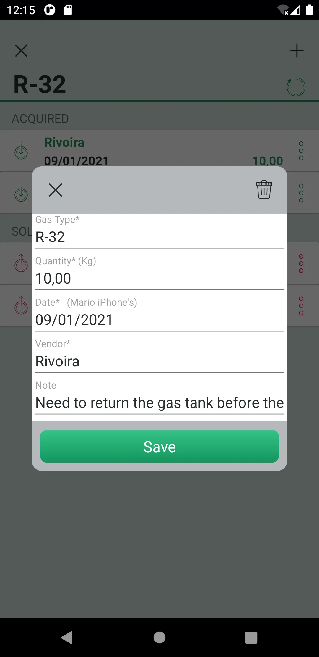 F-Gas Tool | Indus Appstore | Screenshot