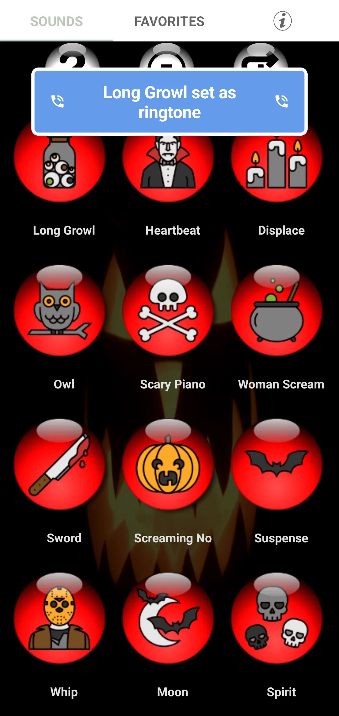 Scary Sound Effects | Indus Appstore | Screenshot