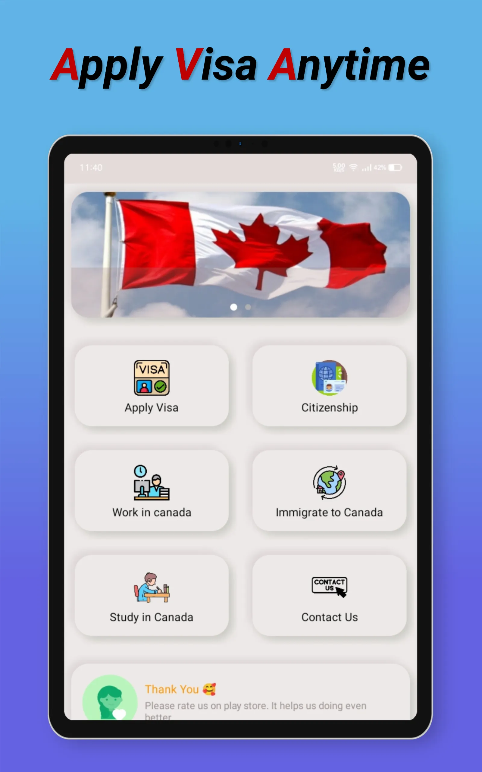 Canada visa apply online | Indus Appstore | Screenshot