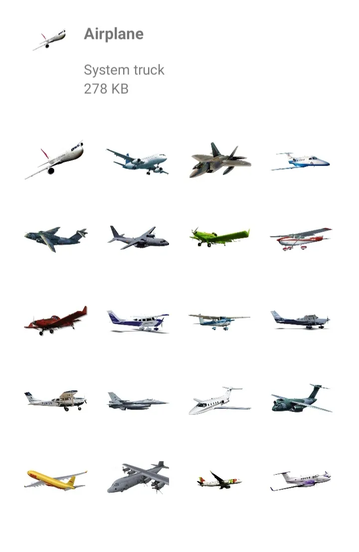 Aviation Stickers For WhatsApp | Indus Appstore | Screenshot