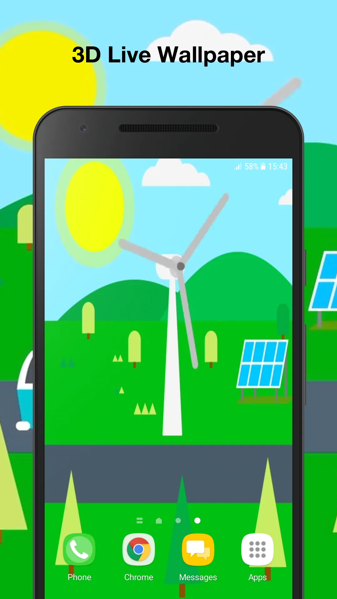 Windmill Live Wallpaper | Indus Appstore | Screenshot