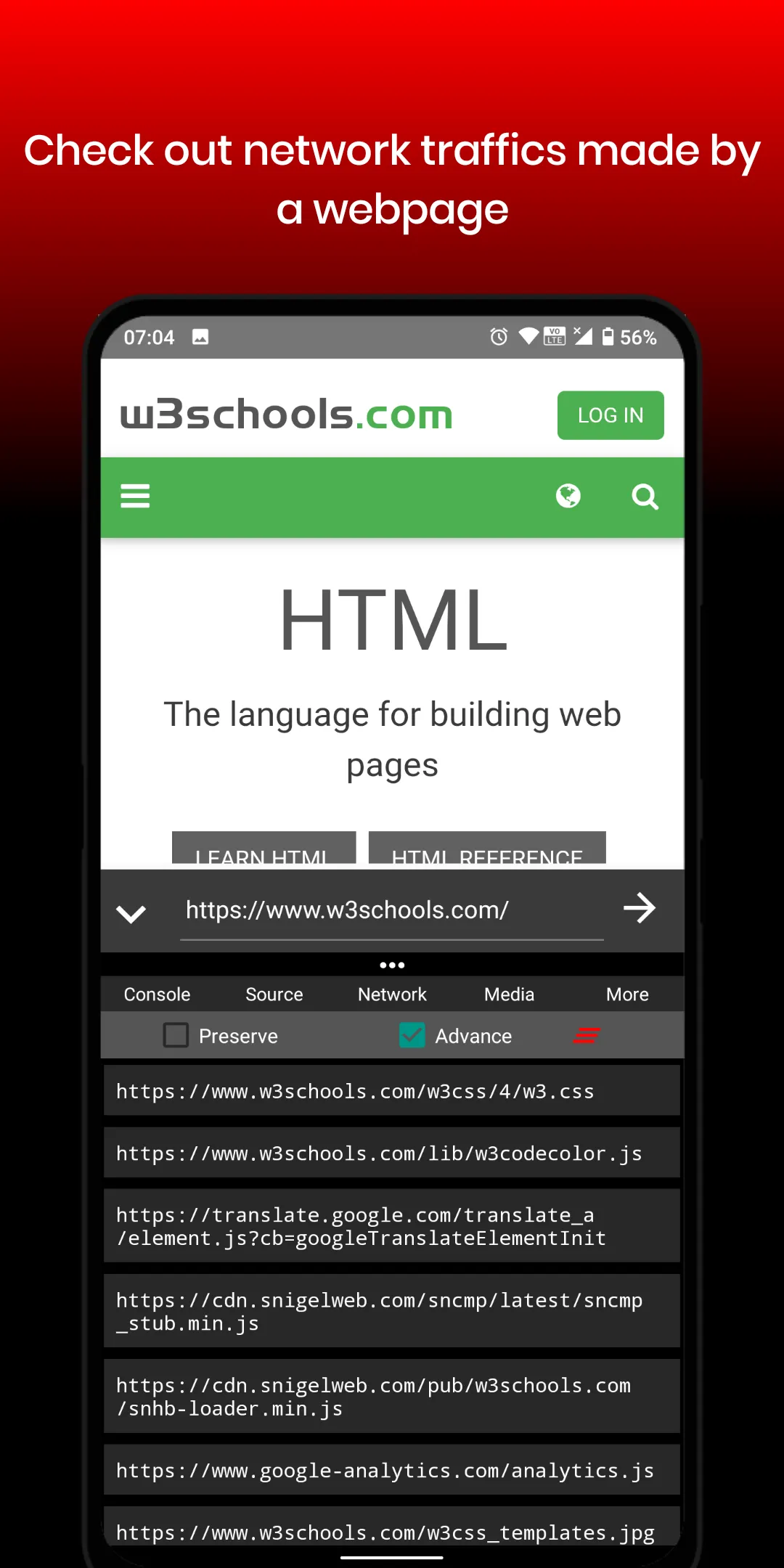 F12 | Inspect Element, Console | Indus Appstore | Screenshot