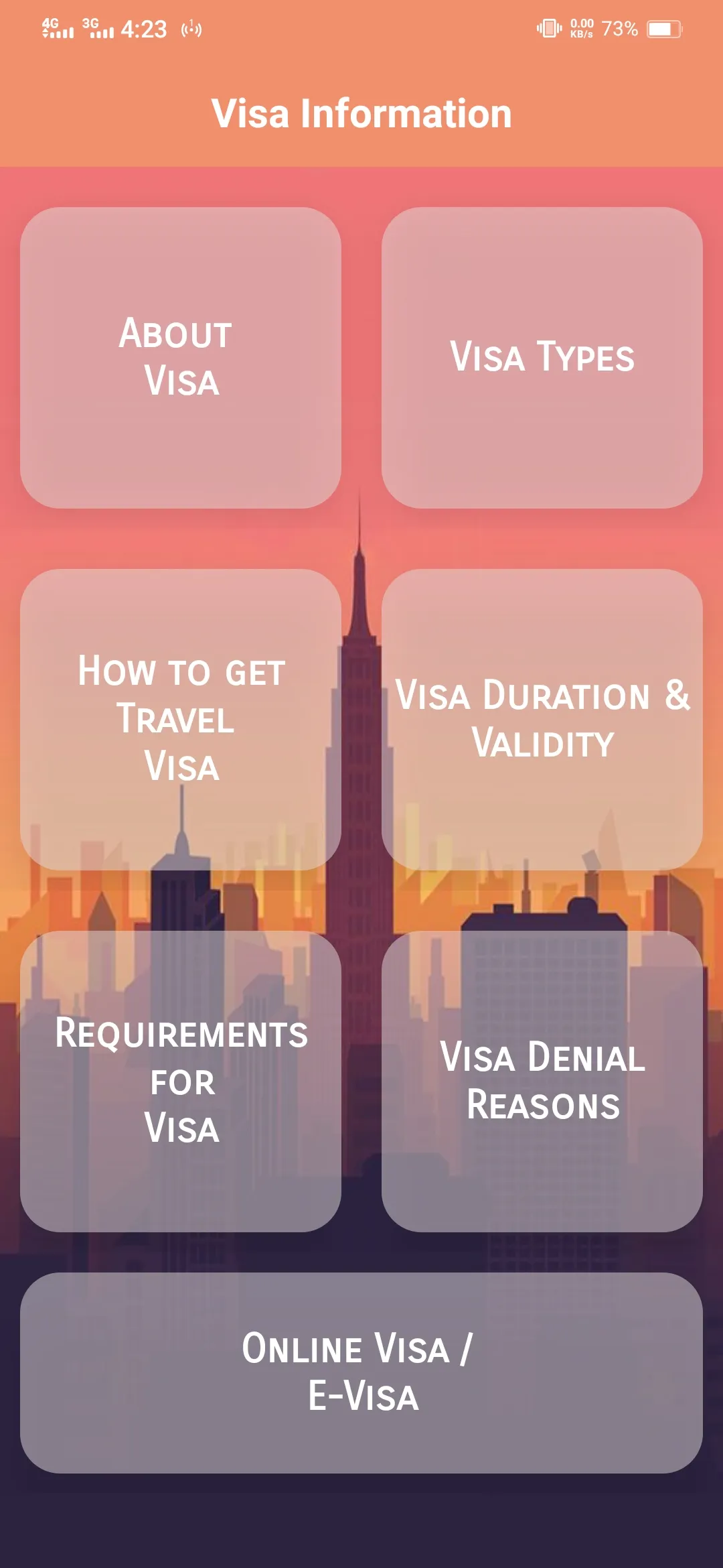 Visa Check Online | Indus Appstore | Screenshot