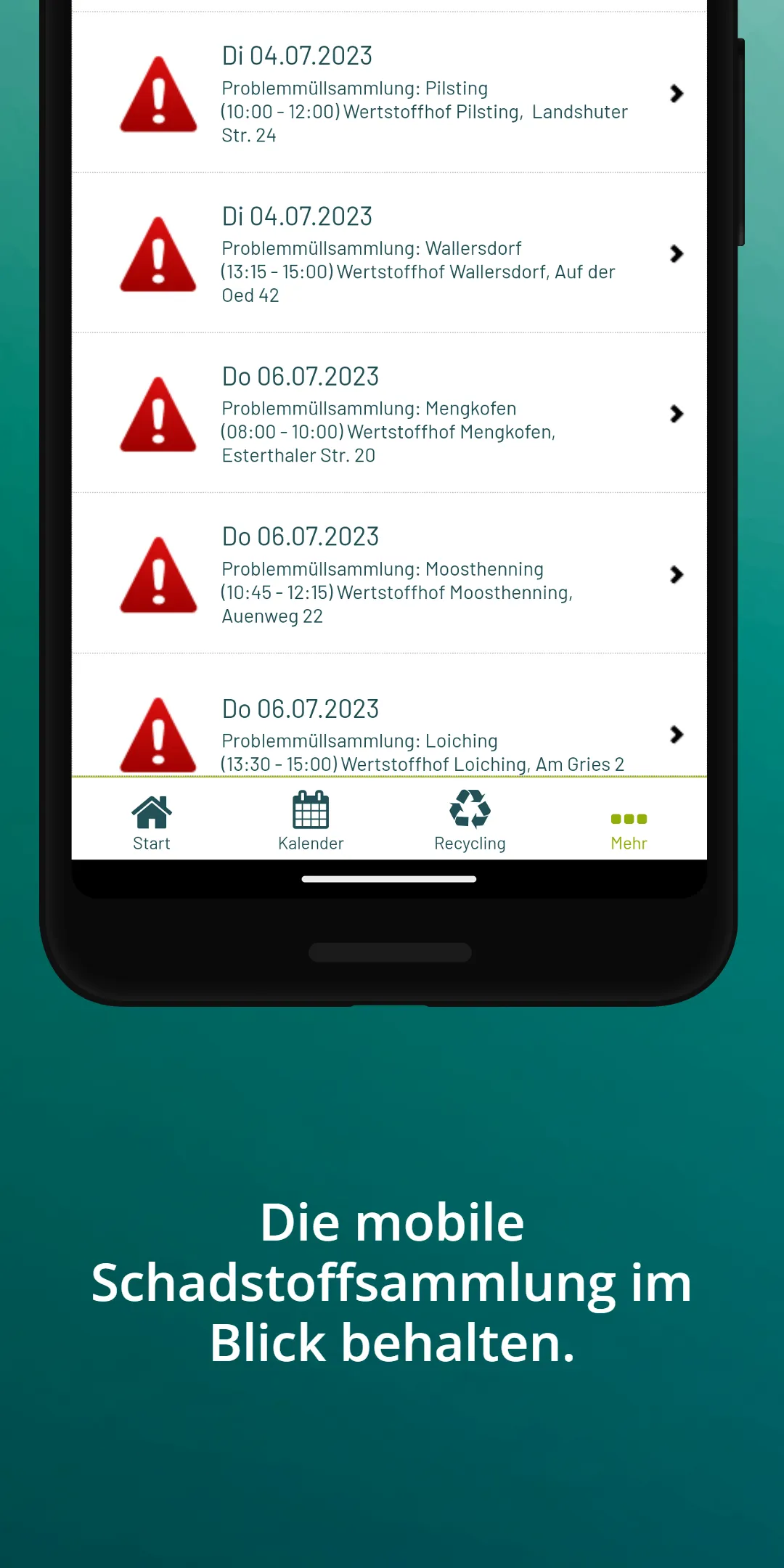 AWV Isar-Inn Abfall-App | Indus Appstore | Screenshot