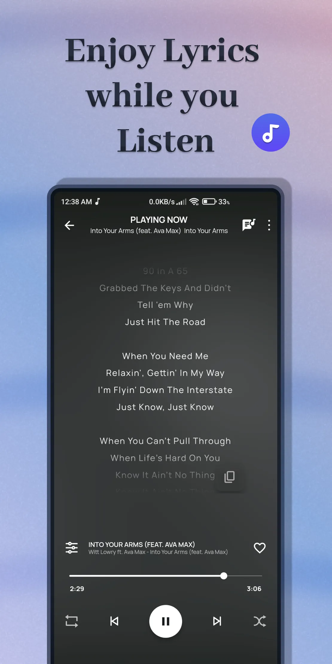 ViaMusic Music Player | Indus Appstore | Screenshot